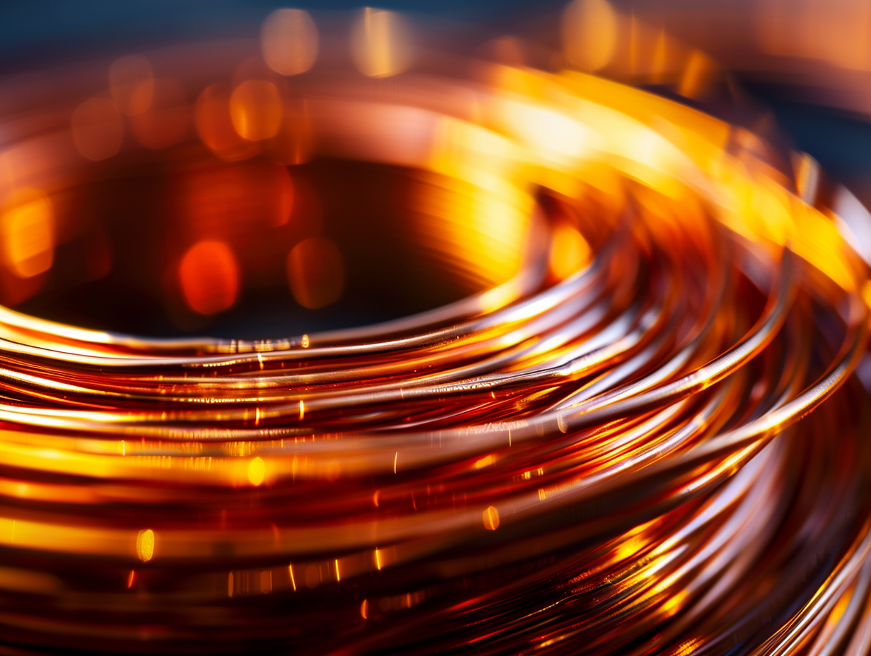 Copper coils and transformer materials