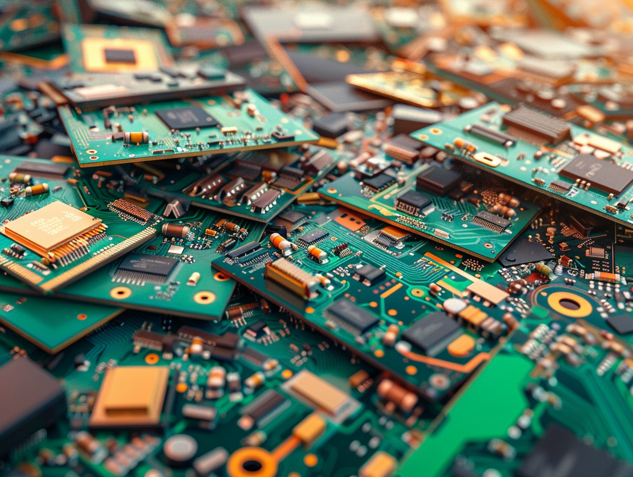 Circuit boards and electronic components